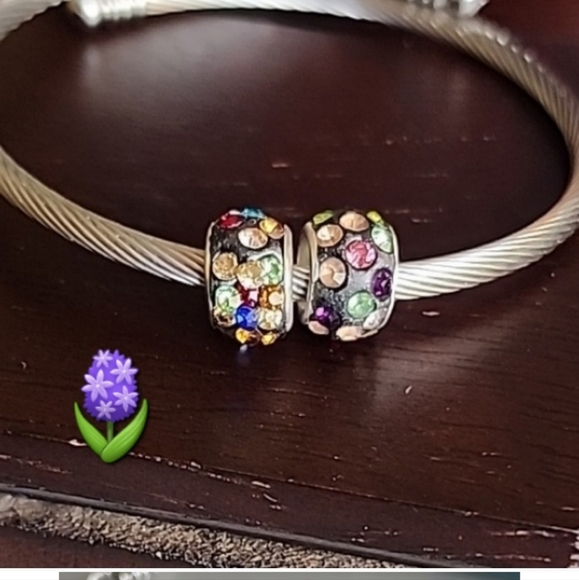 Fashion Jewelry Jewelry - Rainbow Gem Charm set Will FIT Pandora European Systems
